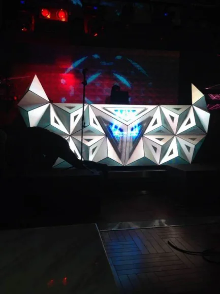 DJ booth butterfly HD Led Display Sign SMD Panel DJ Pantalla led DJ