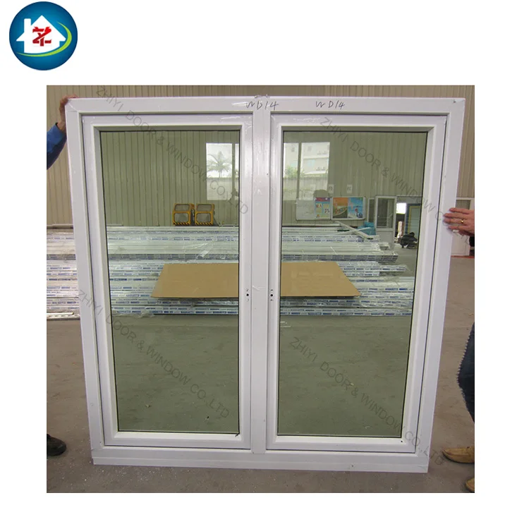 High-end Arch Top UPVC Grill Casement Window With Retractable Mesh