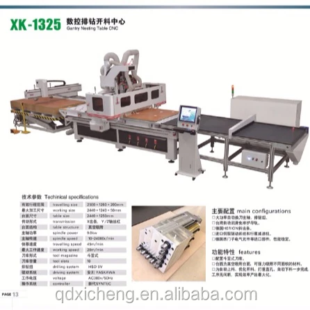 Cabinet CNC-1325 Gantry Nesting CNC/CNC Router/ woodworking machine