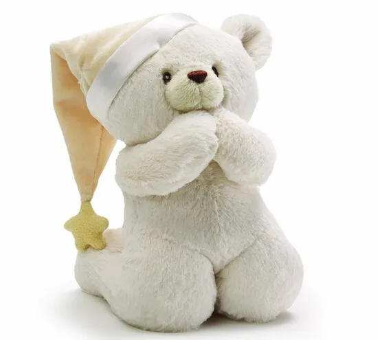 Stuffed Prayer angel sleeping bear for baby