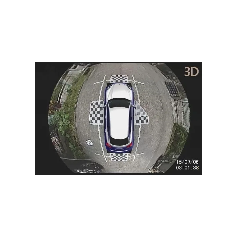 360 градусов bird eye view камеры автомобиля вокруг зрения системы мониторинга с 4 камер