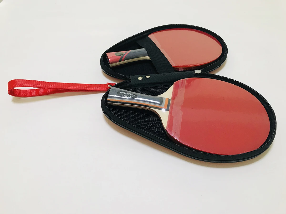 Чехол для настольного тенниса KINGNIK красного цвета (в форме тыквы)