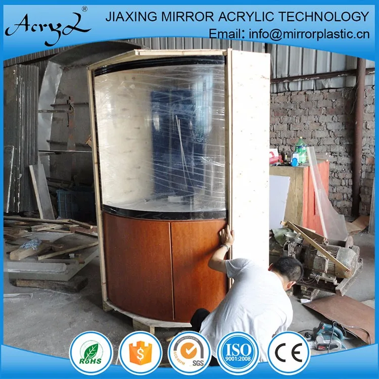 Индивидуальный продукт экологически чистый треугольный аквариум 20 галлонов акриловый для рыб