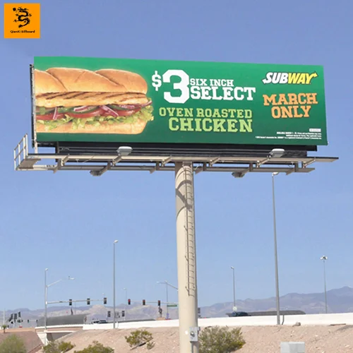 Advertising used structural steel billboard for sale