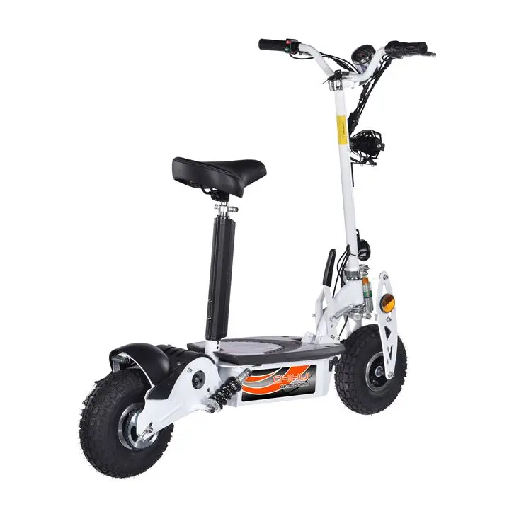 
2018 newest fashion chihui scooter electric, colorful foldable adult 2 wheel electric scooter 800w 36v with seat 