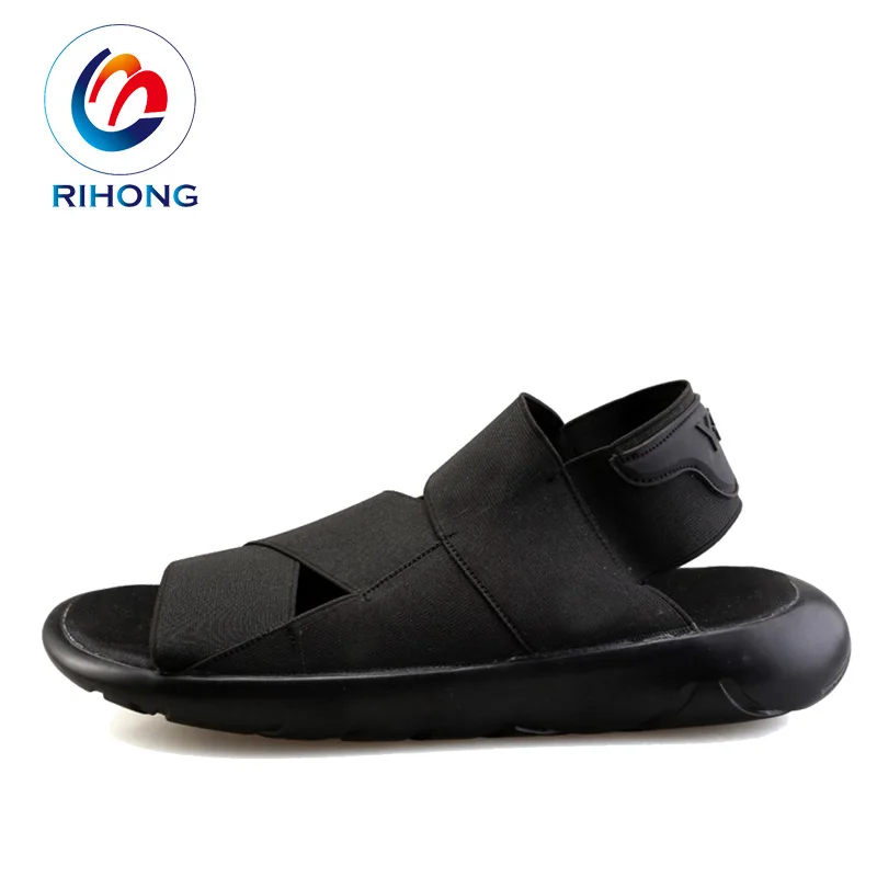 China wholesale hot selling classic black summer gent sandal man
