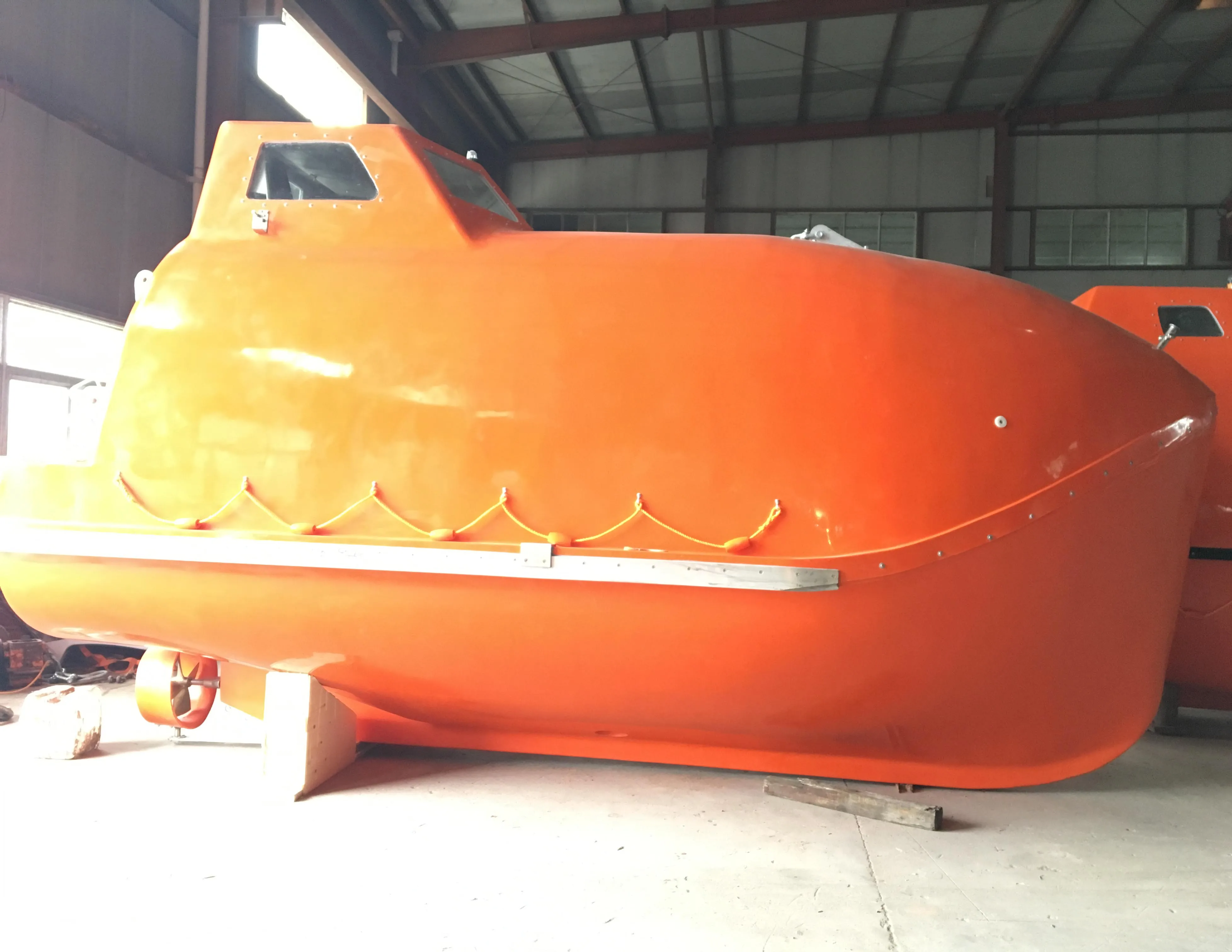 RMRS Approved Fire-Resistant 20 Persons  Free Fall Lifeboats With Davit