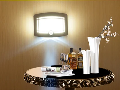 battery operated led wall light motion sensor hotel corridor led wall sconces
