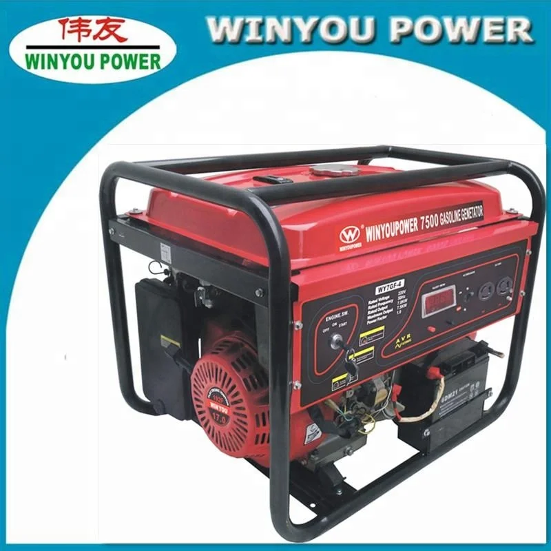 7kw gasoline generator set with 192F petrol engine