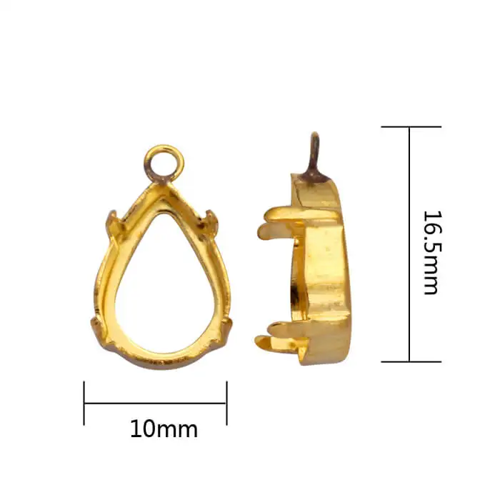 blank claw earring setting Brass Lever Back Jewelry Earring Settings without Stone