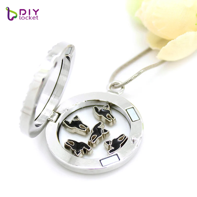Wholesale Mix Style Cute Floating Locket Animal Charm For Floating Locket pendant