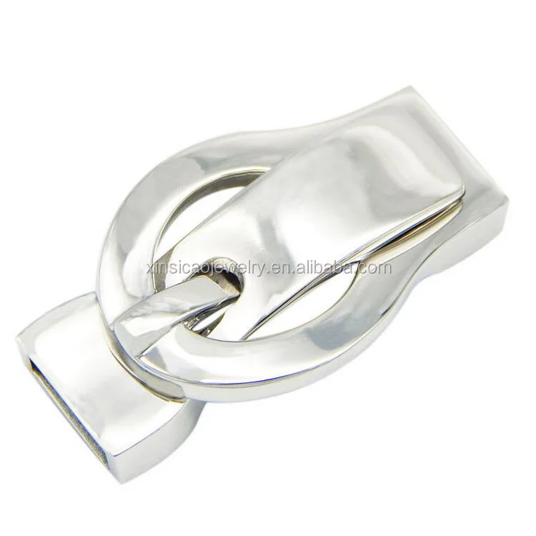 
New Belt Style Stainless Steel Clasps For Bracelet Wholesale 