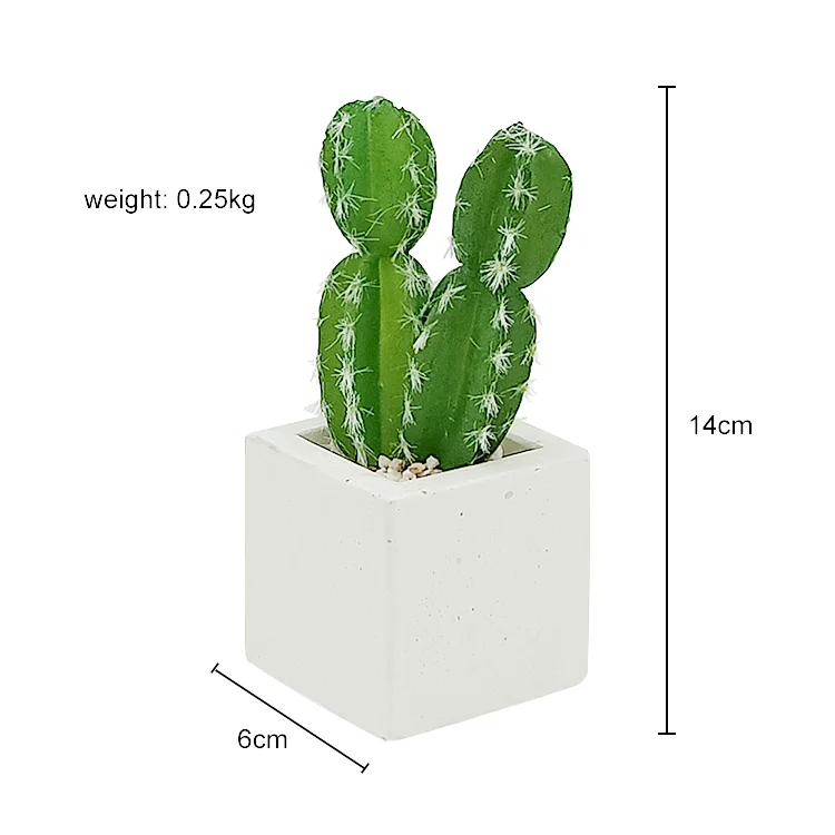 
Hot sale desktop artificial potted plants cactus plants mini artificial cactus 