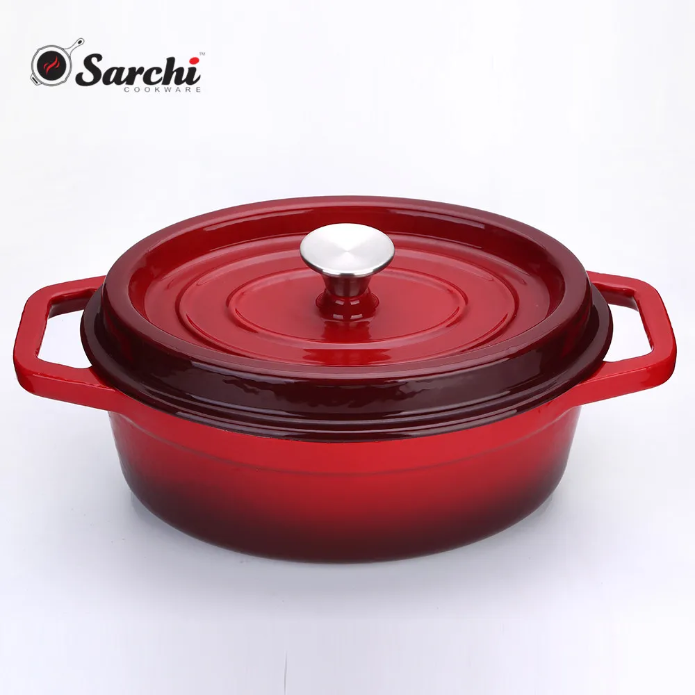 
enamel cast iron hotsale cookware casserole set 
