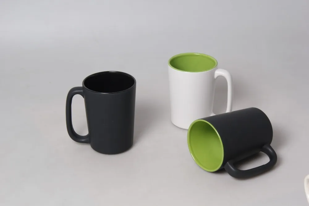 
Big high handle design coffee mugs ceramic/Ceramic beer mug/matte ceramic cocoa mug 