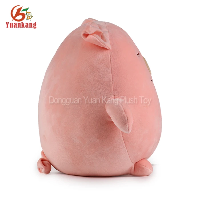Factory Wholesale Plush Toy Stuffed Animal Toy Comfortable Plush Egg-shaped Animal Soft Pig Toy