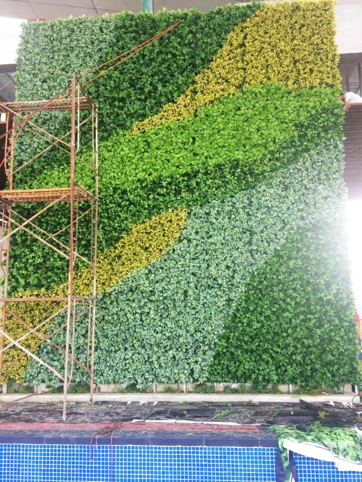 for Hotel Outdoor/indoor artificial climbing wall Decoration plant grass wall artificial green wall for sale