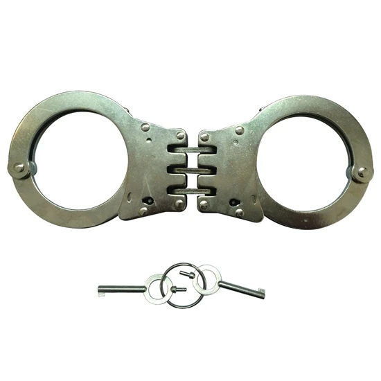
 Система двойной блокировки Kelin, полицейские наручники из углеродистой стали  