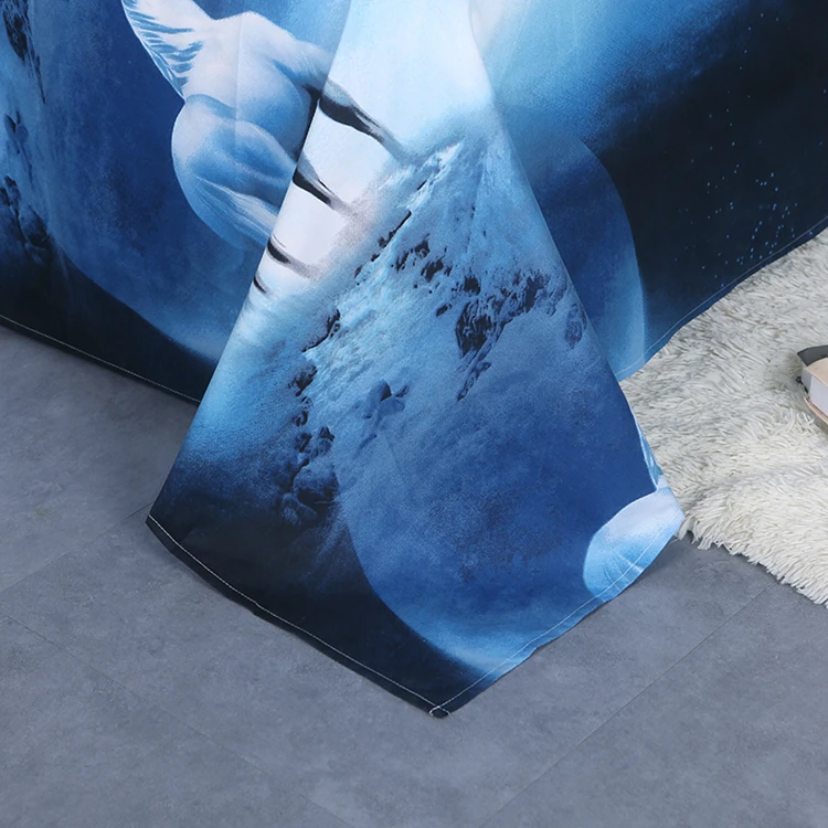 king size 3d bedding set/cheap hotel bed linen sets