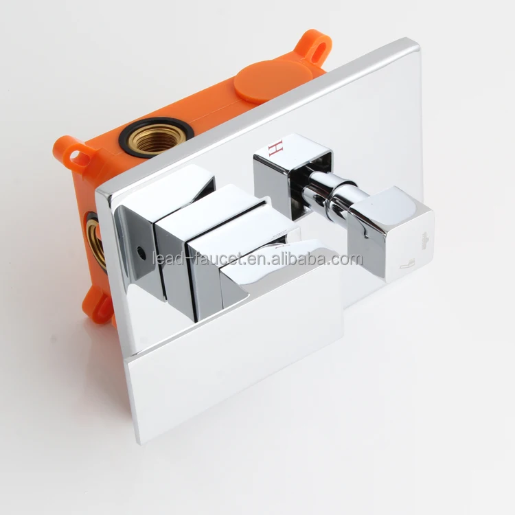 Surface Chrome Mounted Bathroom Health Faucets Set ABS With Brass