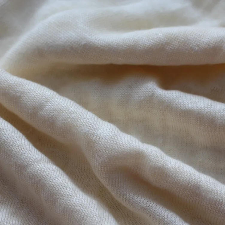 Органическая окрашенная 100% конопляная ткань Джерси для конопляной футболки