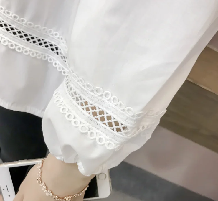 Apparel Summer Blusas Off Shoulder Ladies Elegant White Lace Woman Blouse Tops