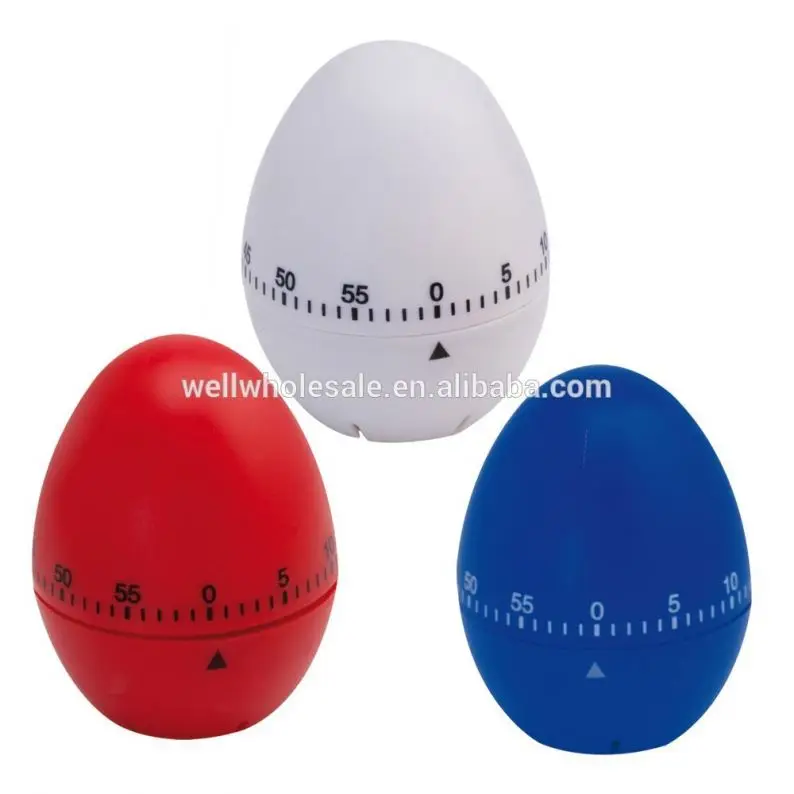 Plastic colorful Easter Egg shape timer