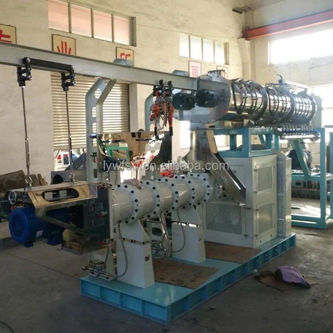 Top quality pet food making machine/pet fodder pellet extruder, pet feed pellet machine