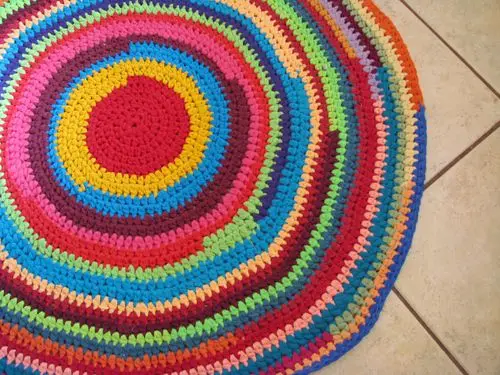 Charmkey hot sale jersey yarn spaghetti carpet yarn for hooked crocheting