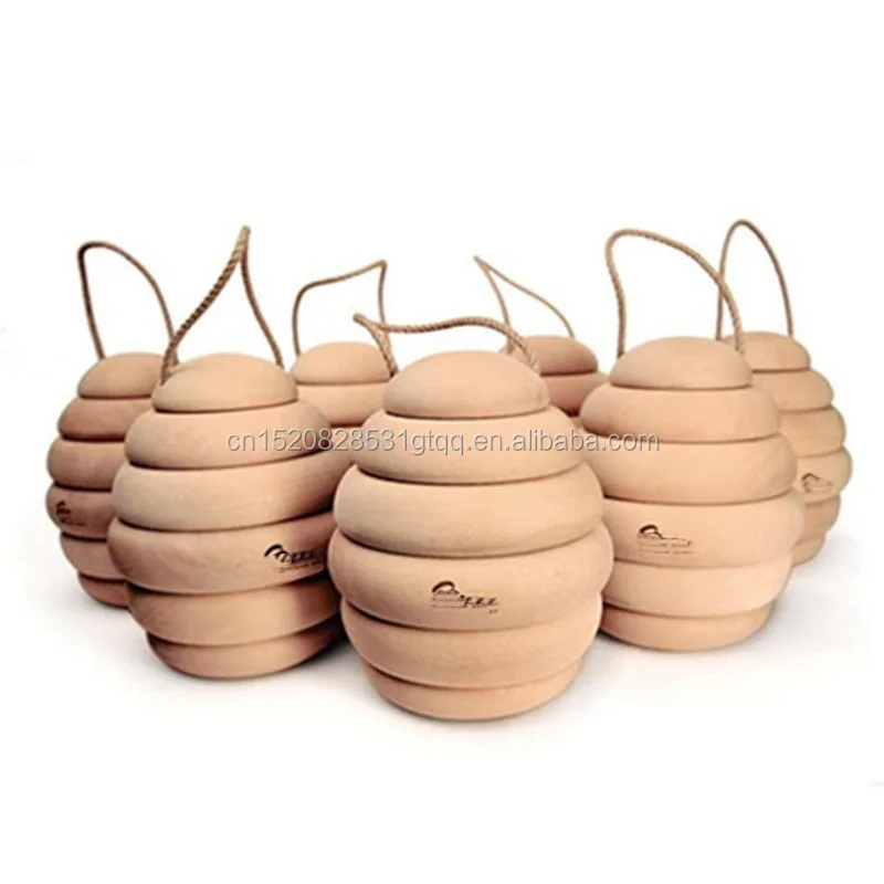 Eco-friendly Solid Wood Honey Storage Tank Honey Wooden Jar Wood Honey Storage Barrel