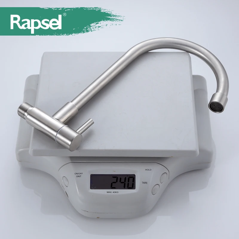 Rapsel New Design Wall Install Stainless Kitchen Tap