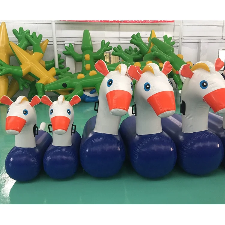 Hot Selling Inflatable pony Hop Racing  Derby Horses Race Inflatable Hopping Horse Toy for Adults