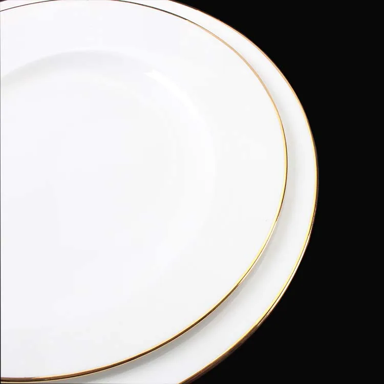 wholesales fine bone china 14 inch round printing plate