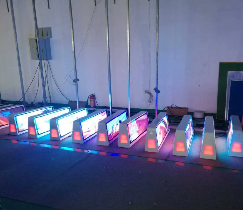 Ph5 Outdoor Full Color Taxi Top Advertising Roof Led Display Sign 3G SMD WIFI wireless programmable Advertising Pantalla led