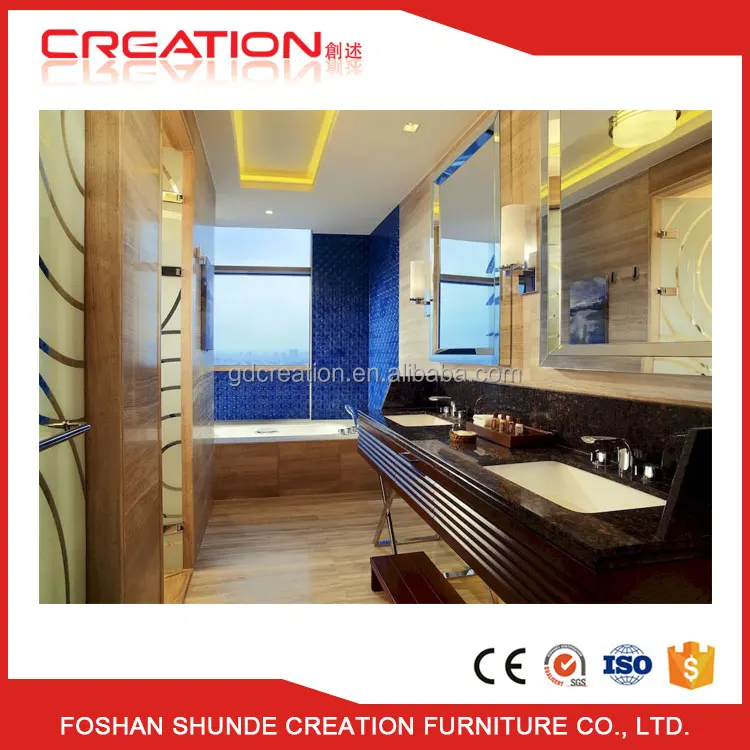 Waterproof Plywood Customized style wholesale commercial bathroom vanities