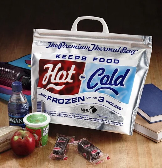 Wholesale disposable thermal insulated cooler bags for frozen food