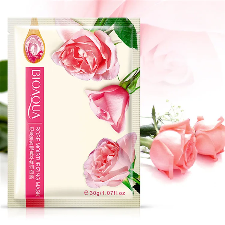 OEM bioaqua Rose honey Lemon hydra Moisturizring nourishing sheet face masks
