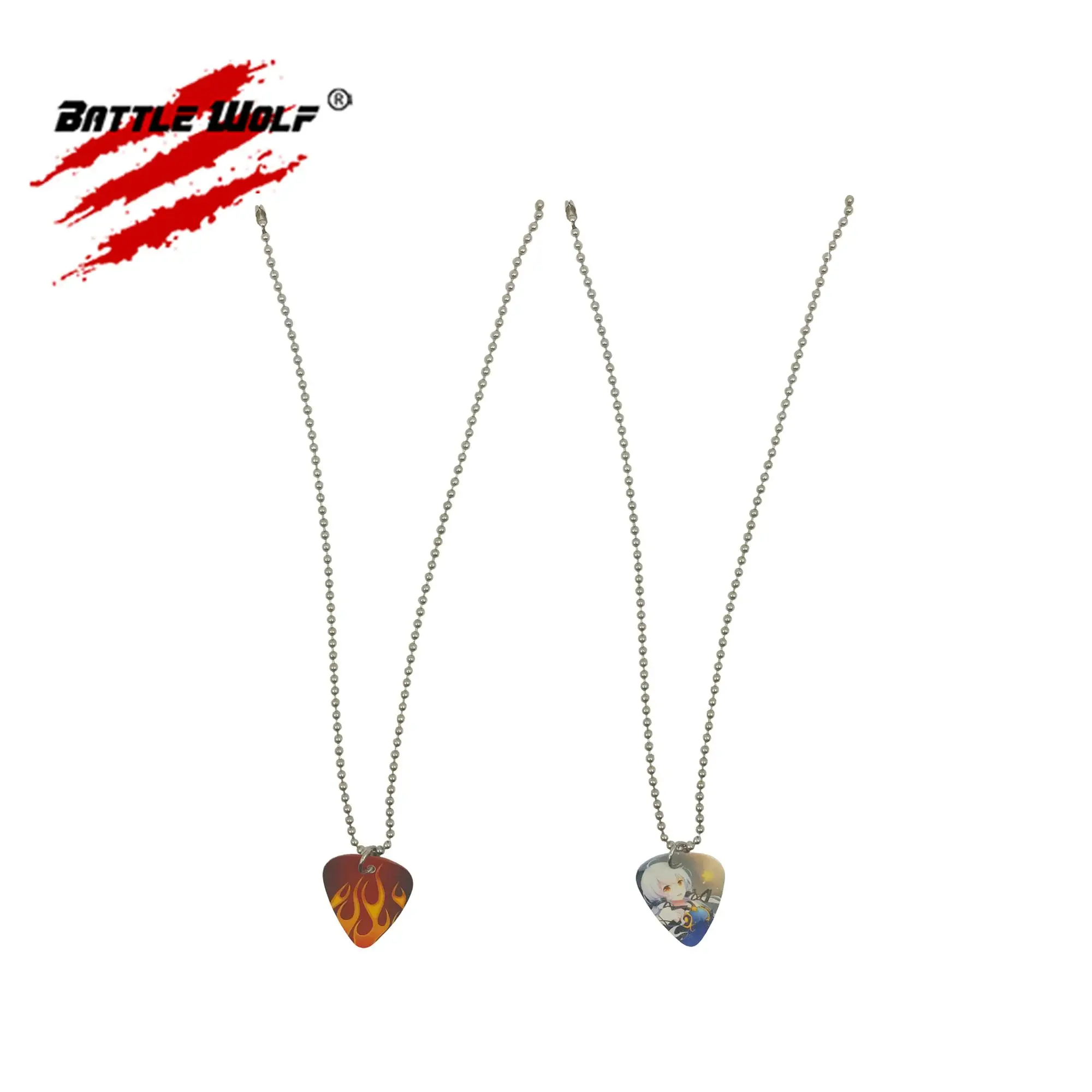 2023 новый стиль гитара Pick кулон ожерелье