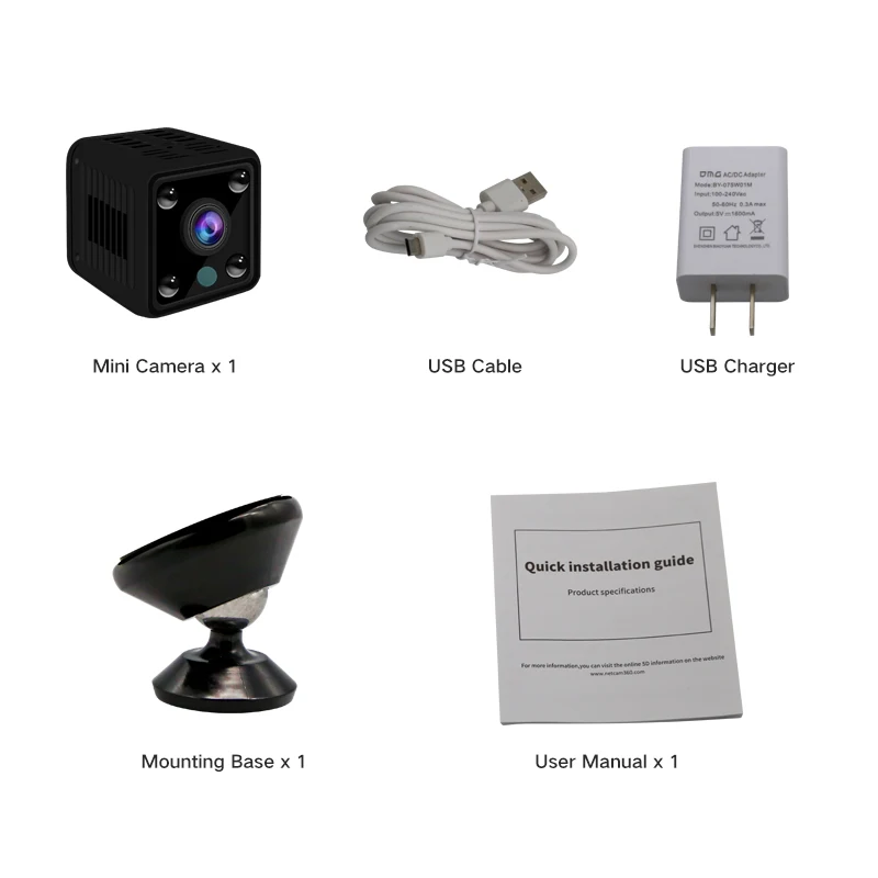 Скрытая мини-камера VESAFE 1080P h.264 + HD беспроводная Wi-Fi ip-камера ночного видения с высоким