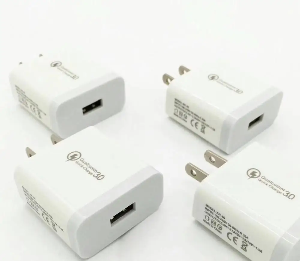 Быстрое зарядное устройство AICOO с разъемом QC 3 0 быстрое Сетевое для телефона USB-зарядное США ЕС