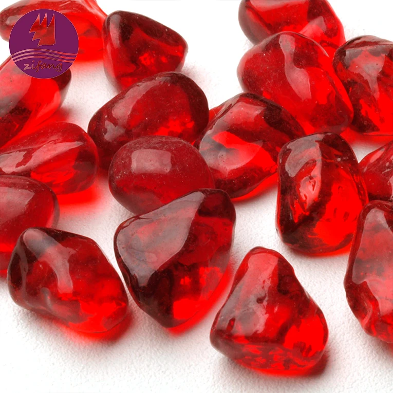 Charming modern gas fire pit glass rocks for fire pit decoration