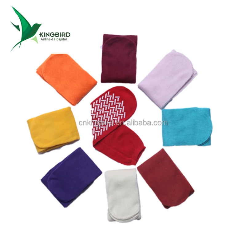 Custom Color Cheap Polyester Warm Fuzzy Hospital Socks