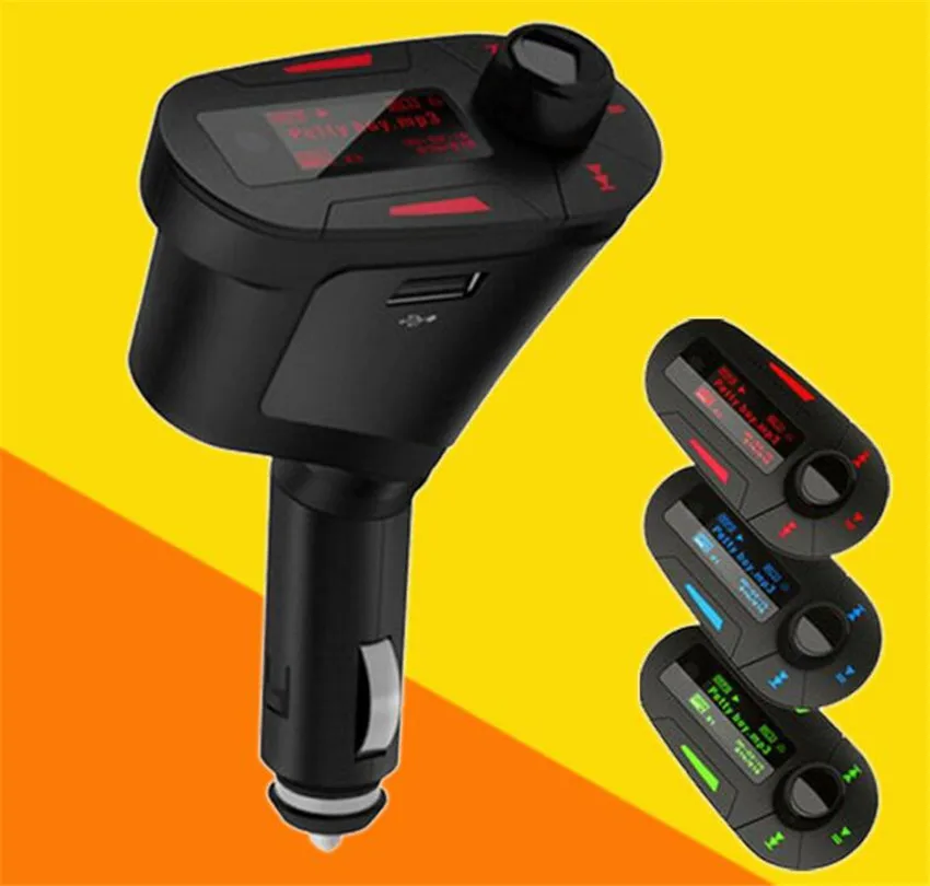Оптовая продажа с завода Автомобильный MP3-плеер беспроводной FM-модулятор USB/SD/кардридером разъемом MMC и пультом дистанционного управления MK1805