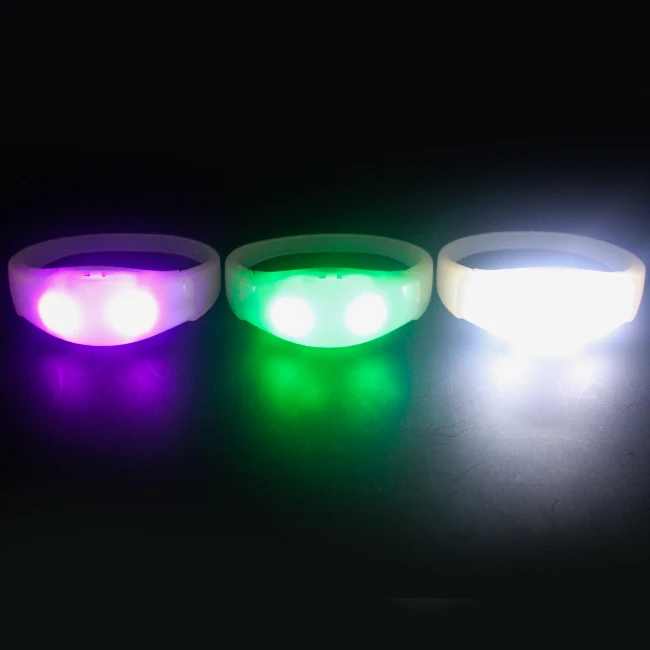 2021 Christmas Decoration Sound Activated Led Bracelet