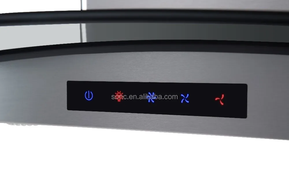 
Arc glass 60cm cooker hood kitchen hood Range Hood 