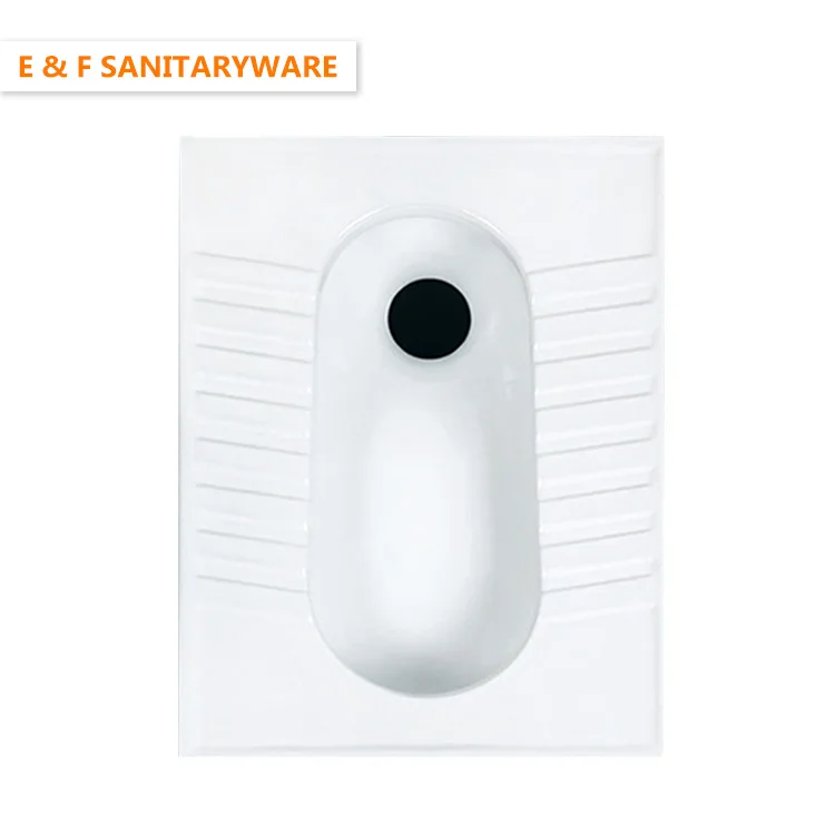 
sanitaryware turkish toilet white color squatting pan floor standard toilet size squatting pan 