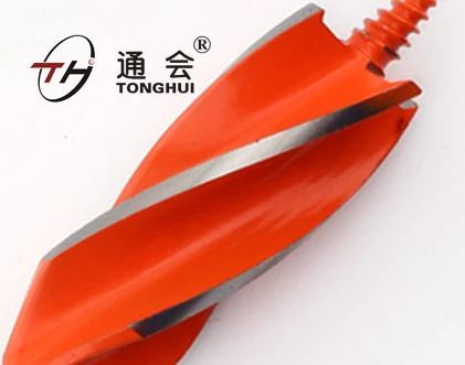 Various Size Orange black or blue painted Auger Drill Bit for wood drilling