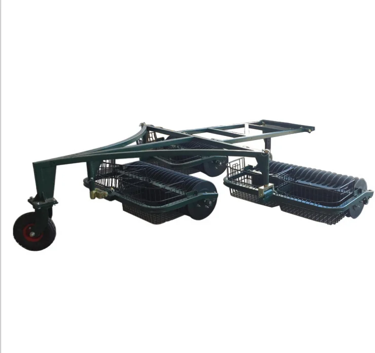 Konday Golf Course Equipment Golf Range Picker 3 Section Range Ball Pick Up machine Golf driving range equipment