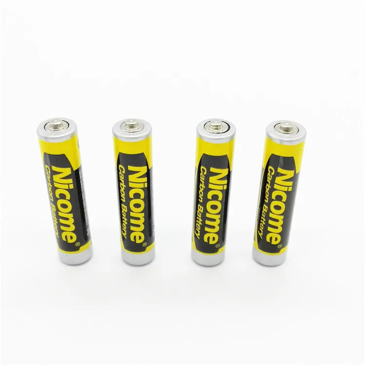 Hot sale Zinc Carbon Battery  R03P AAA  UM-4 2pcs blister for toy mouse