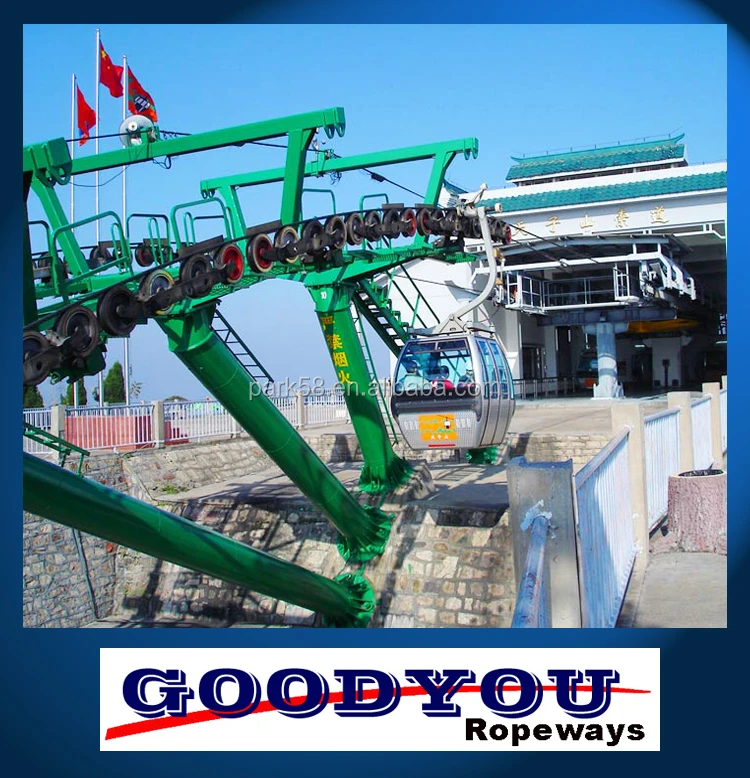 HIGH ALTITUDE Detachable Gondola passenger cable car Ropeways manufacturers